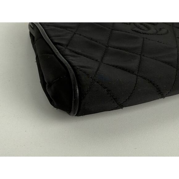 Chanel Vintage Small Fabric Top-Handle Bag with Amber Resin Chain - Picture 10 of 16